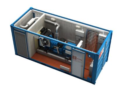 Дизельный генератор WS220-PME-C исполнение Контейнер